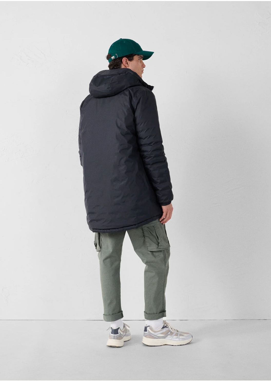 Doudoune longue réversible noire ASSEN homme JOTT idée look 