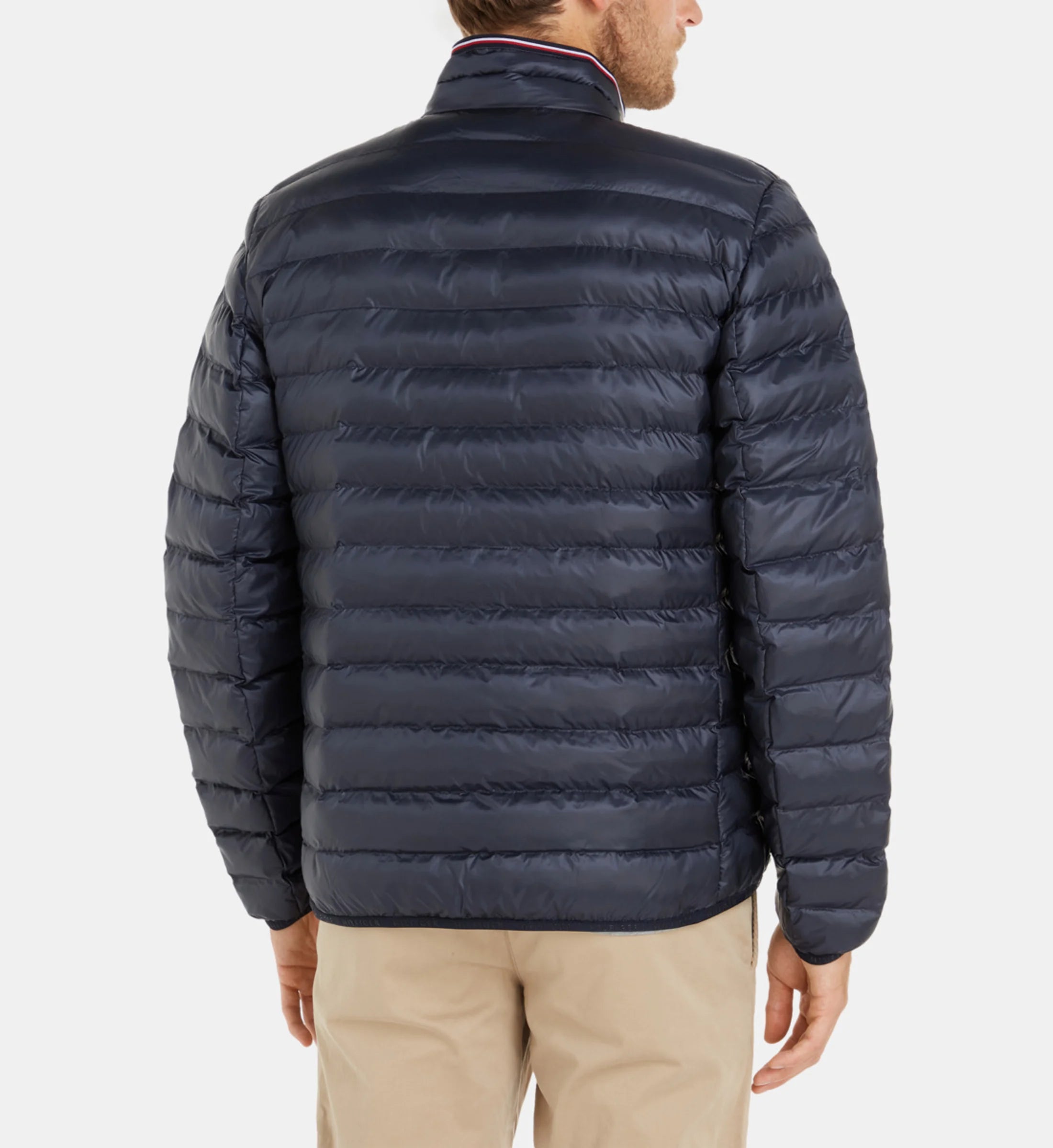 Doudoune Tommy Hilfiger Homme Bleu Marine – Capuche, Légère & Chaude, Hiver Urbain