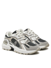 Baskets Femme Tommy Hilfiger Modern Rugged Runner Gris, Noir, Blanc – Chaussures tendance, confort et style