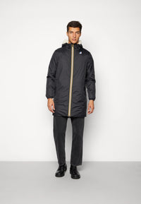 K-Way Le Vrai 3.0 Eiffel Orsetto Noir – Veste Imperméable Mixte, Coupe-Vent Chaude, Homme Femme