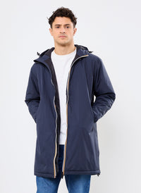 K-Way Le Vrai 3.0 Eiffel Warm Bleu Marine – Veste Imperméable Mixte, Coupe-Vent, Toutes Tailles