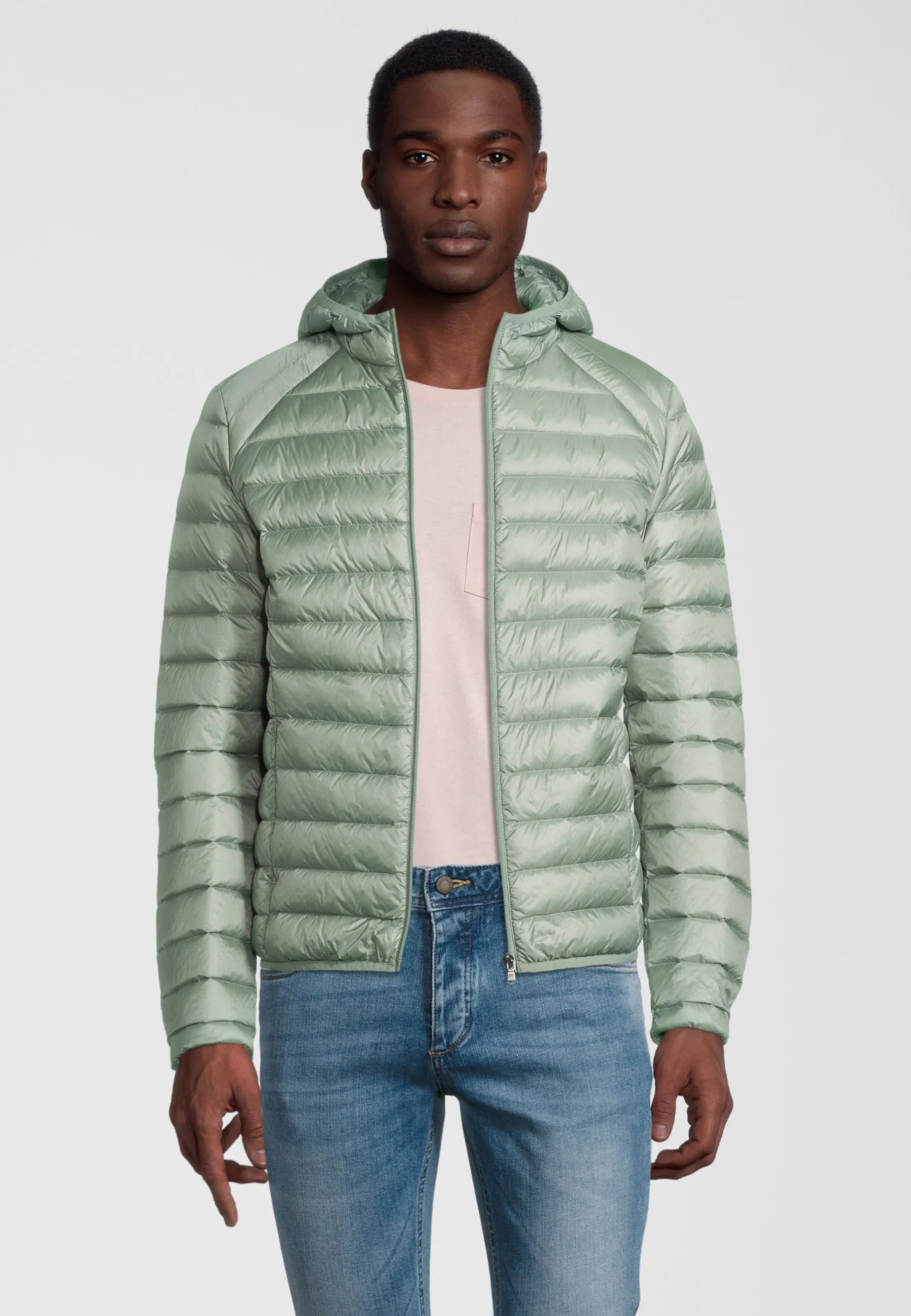 Jott Nico Mineral Green – Doudoune Homme Légère et Déperlante | Manteau Puffer Hiver