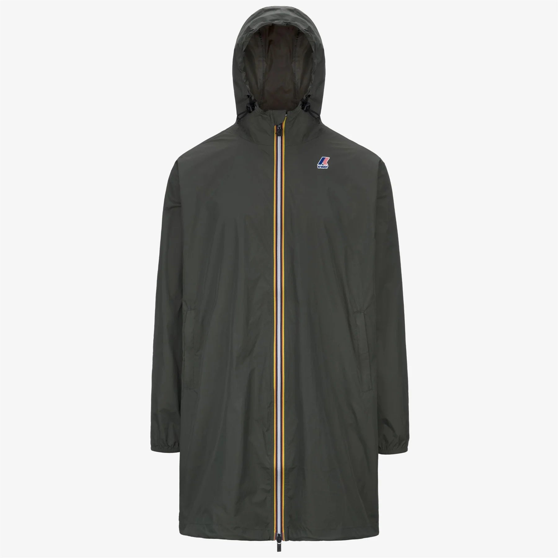 K-Way Le Vrai 3.0 Eiffel Green Blackish- Veste longue unisexe paquetable