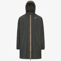 K-Way Le Vrai 3.0 Eiffel Green Blackish- Veste longue unisexe paquetable
