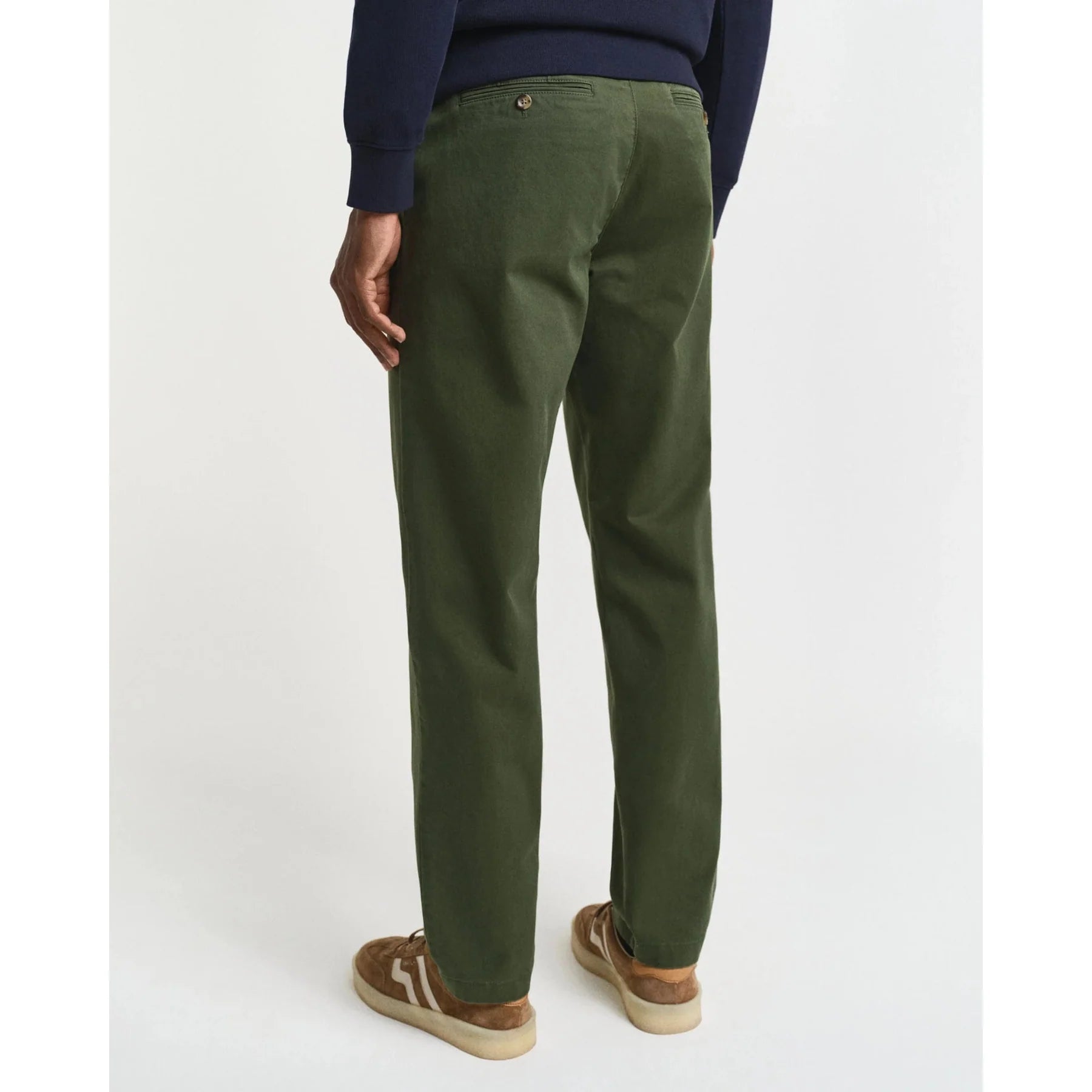 Chino vert homme coupe classique en coton stretch – Gant