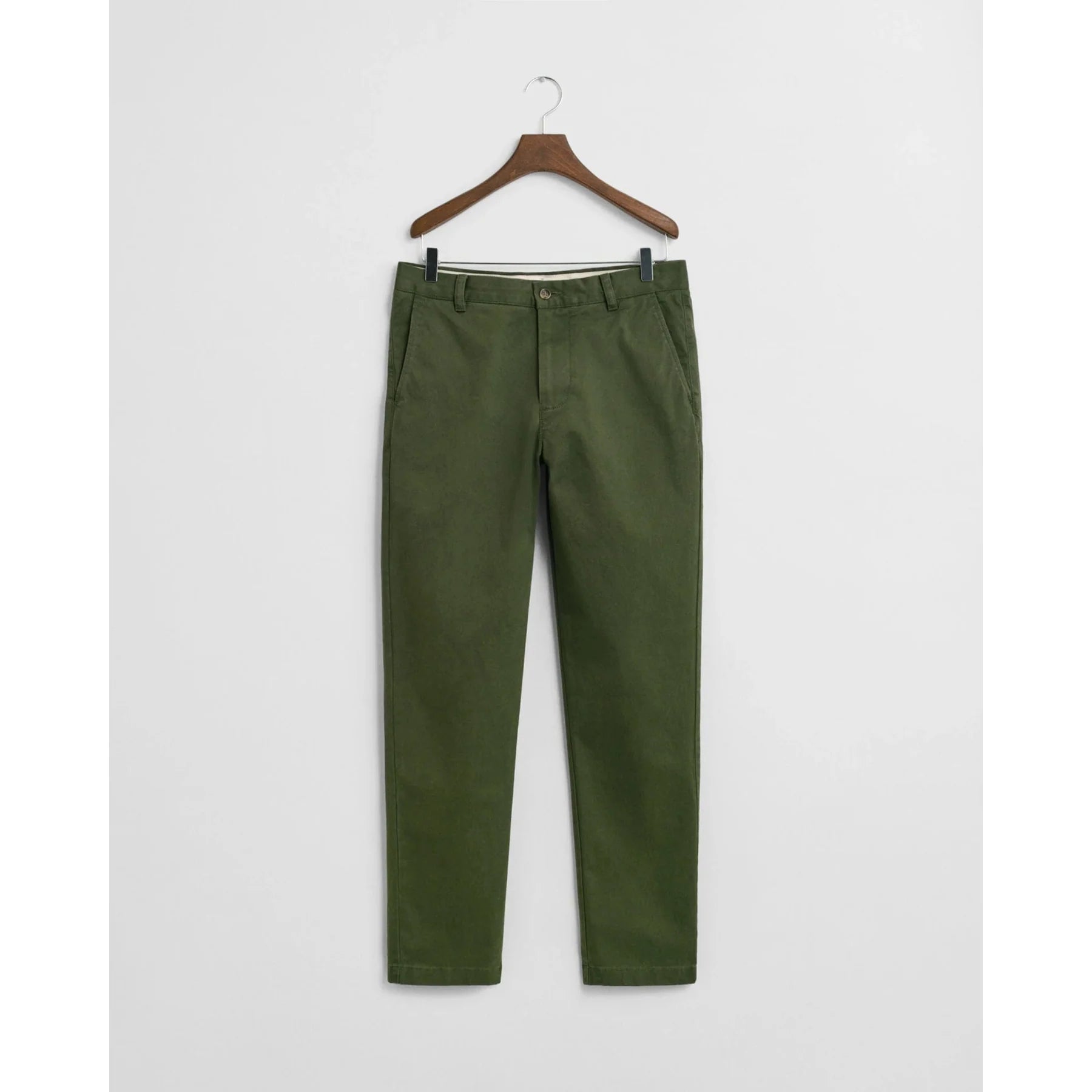 Chino vert homme coupe classique en coton stretch – Gant