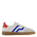 Basket femme bleu blanc rouge en cuir – Gant Cuzima confortable, respirante, style casual