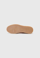 Basket Femme GANT Cuzima en Cuir  Beige et Rouge Foncé - Sneakers Mode Confortables