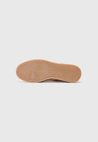 Basket Femme GANT Cuzima en Cuir  Beige et Rouge Foncé - Sneakers Mode Confortables