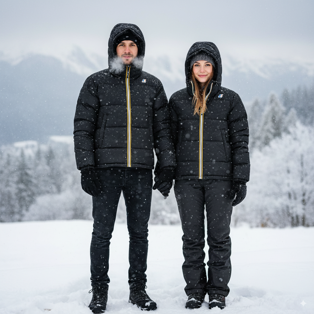 K-Way Le Vrai Claude 3.0 Heavy Warm Noire – Imperméable Unisexe Hiver