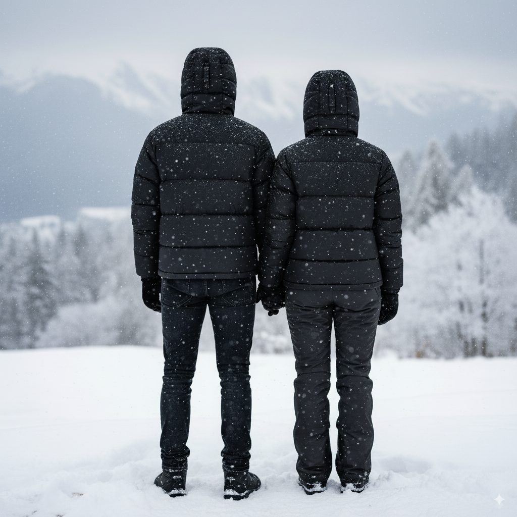 K-Way Le Vrai Claude 3.0 Heavy Warm Noire – Imperméable Unisexe Hiver