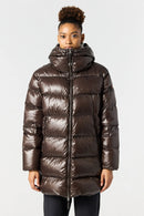 Doudoune femme Parajumpers Ivonne couleur Earth brown – Puffer jacket chaude hiver premium