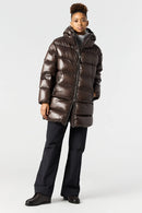 Doudoune femme Parajumpers Ivonne couleur Earth brown – Puffer jacket chaude hiver premium