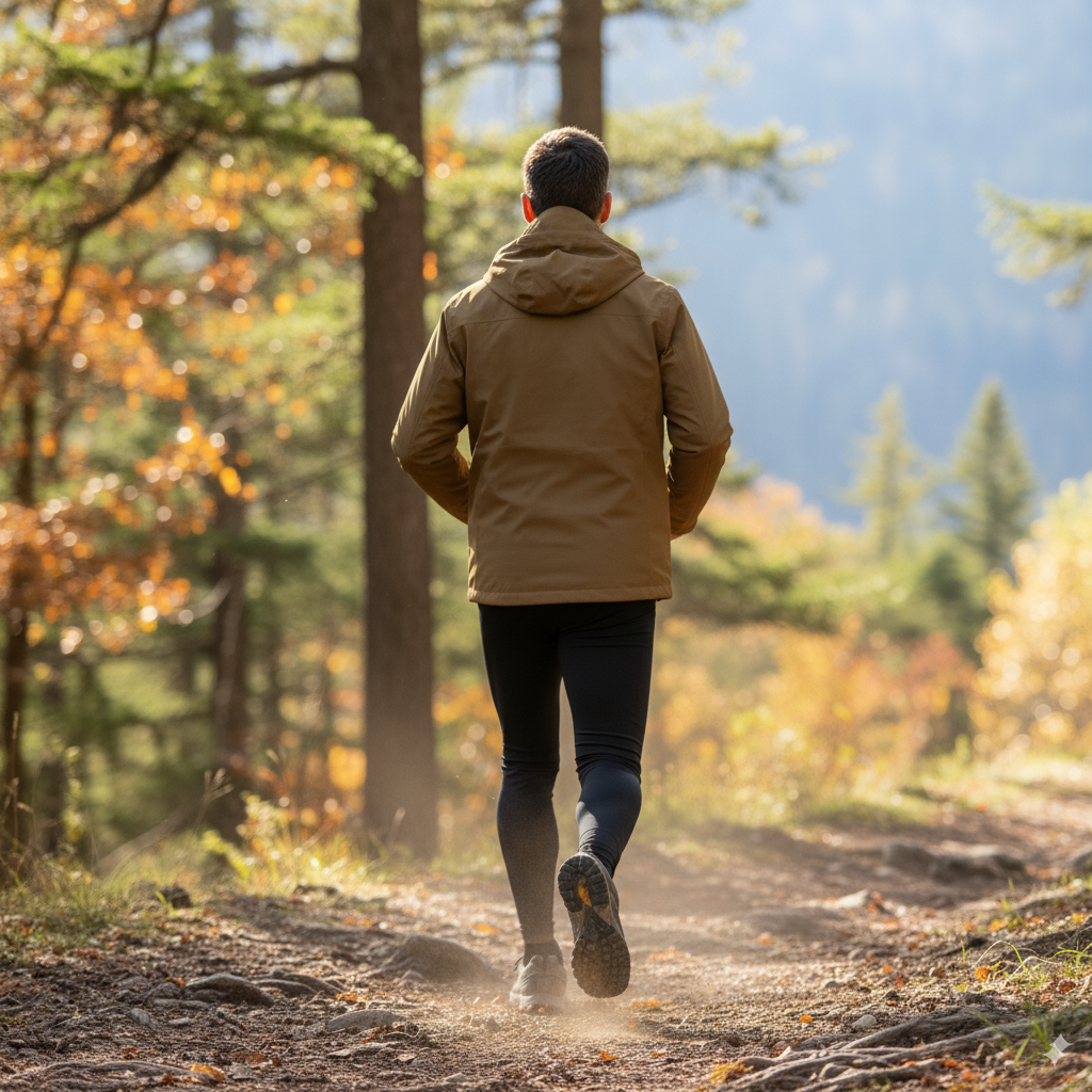 K-Way Jacko Marmotta Beige Marron : Veste Imperméable Homme Mi-Saison – Coupe-Vent Confortable