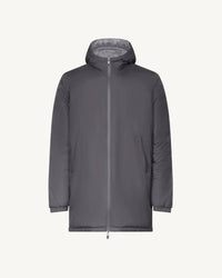 Doudoune homme Jott Amsterdam 2.0 réversible gris anthracite - Parka chaude hiver, imperméable
