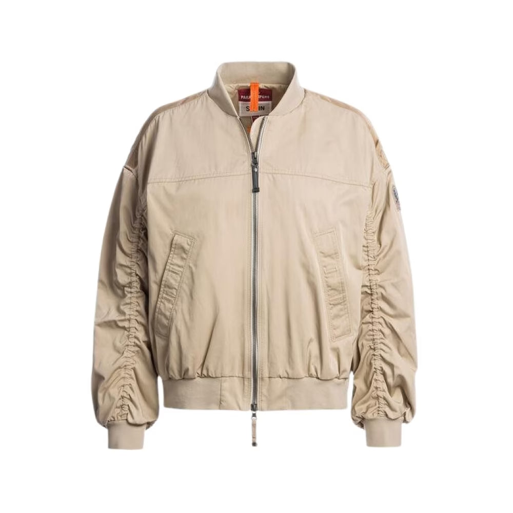 Veste Bomber Femme Parajumpers Kathryn Beige « Sun Kissed » – Élégante, Respirante et Durable