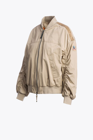 Veste Bomber Femme Parajumpers Kathryn Beige « Sun Kissed » – Élégante, Respirante et Durable
