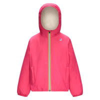 K-Way Orsetto Enfant Rose Fluo – Veste Imperméable Mixte, Légère, à Capuche