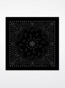 Écharpe Femme Adoré Paris Grand Soir à Strass – Carré 100x100 cm, Confort Hiver Élégant