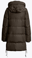 Doudoune longue femme Parajumpers Earth brown – Manteau grand froid hiver marron