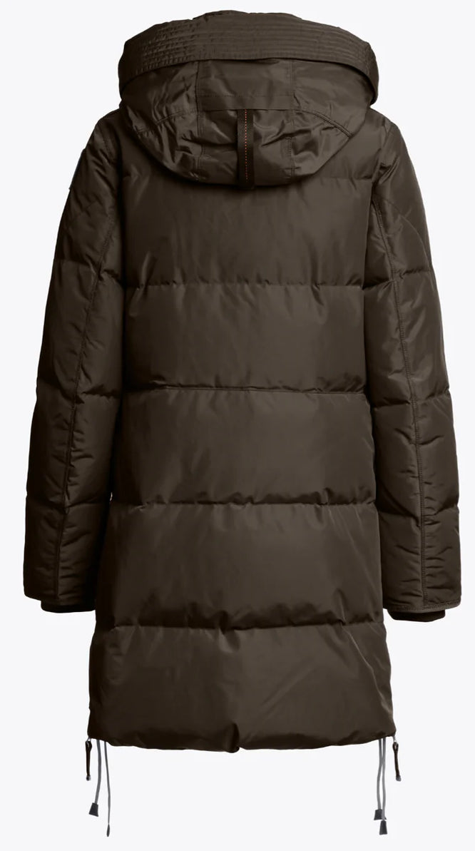 Doudoune longue femme Parajumpers Earth brown – Manteau grand froid hiver marron