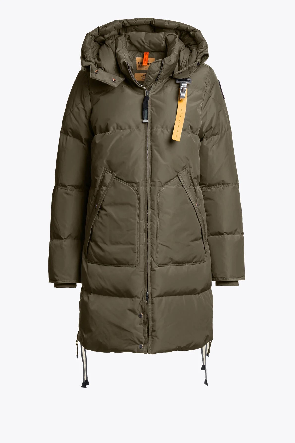 Doudoune Long Bear Olive Grey Parajumpers Femme – Manteau Chaud Hiver Déperlant & Confortable