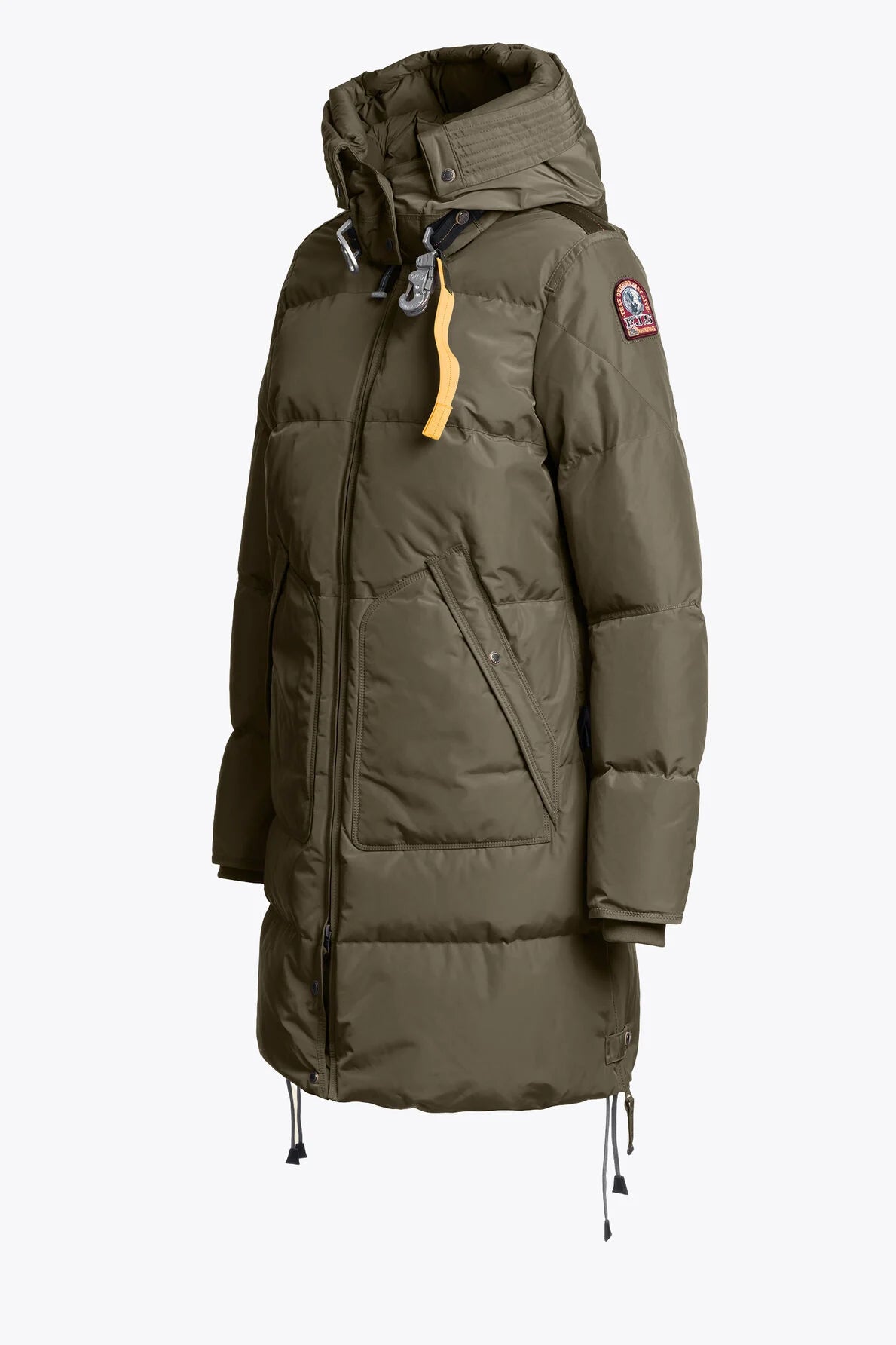 Doudoune Long Bear Olive Grey Parajumpers Femme – Manteau Chaud Hiver Déperlant & Confortable