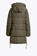Doudoune Long Bear Olive Grey Parajumpers Femme – Manteau Chaud Hiver Déperlant & Confortable