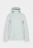 K-Way Femme Madalina Bonded Gris Sauge – Imperméable, Coupe-Vent, Respirant, Élégant | Manteau Mi-Saison
