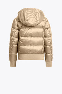 Doudoune Mariah Courte Parajumpers Sun Kissed Femme – Puffer Jacket Hiver Premium, Grand Froid, Beige