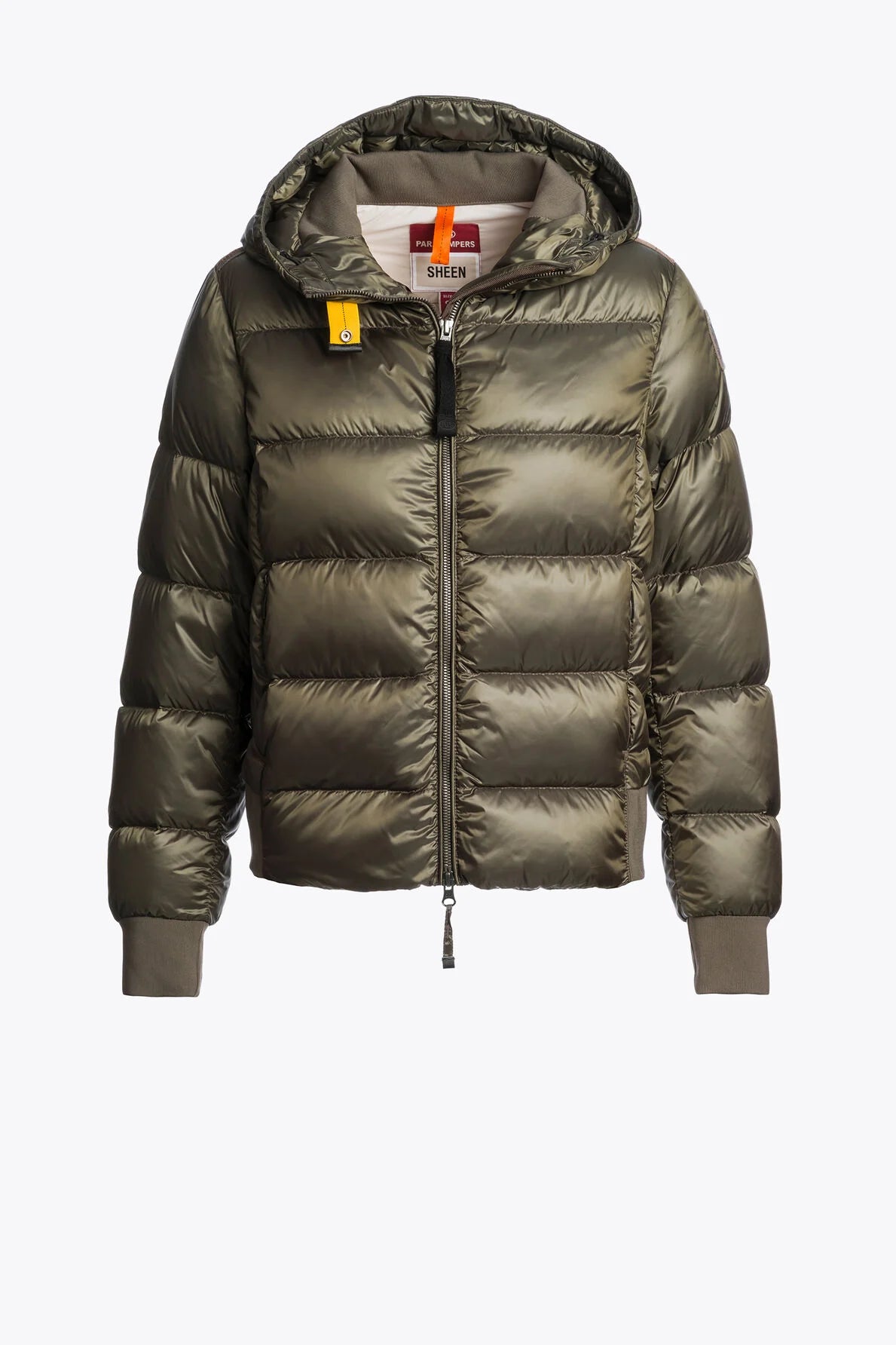 Doudoune Mariah vert olive Parajumpers femme — Puffer jacket chaude imperméable hiver, grand froid