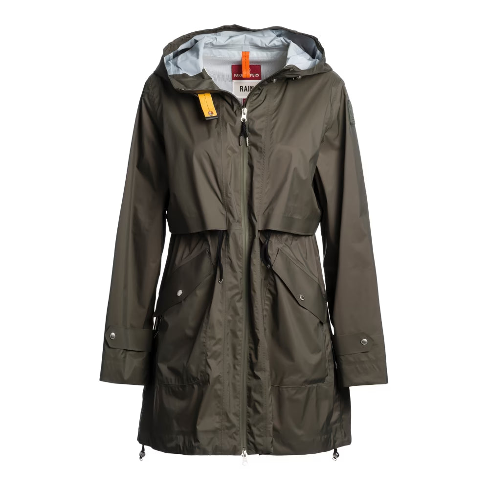 Veste Mikuni Parajumpers Femme Vert Foncé – Veste Technique Déperlante, Coupe-Vent, Automne Hiver