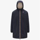 K-Way Le Vrai 4.0 Eiffel Orsetto Mixte – Imperméable Bleu Marine Capuche Confort Hiver