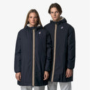 K-Way Le Vrai 4.0 Eiffel Orsetto Mixte – Imperméable Bleu Marine Capuche Confort Hiver
