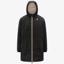 K-Way Le Vrai 4.0 Eiffel Orsetto Noir Mixte – Veste Imperméable à Capuche Chaude Unisexe Hiver
