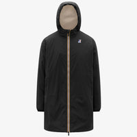 K-Way Le Vrai 4.0 Eiffel Orsetto Noir Mixte – Veste Imperméable à Capuche Chaude Unisexe Hiver
