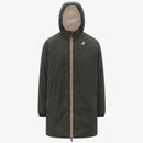 K-Way Le Vrai 4.0 Eiffel Orsetto Mixte Green Blackish – Veste Imperméable Chaude Homme & Femme