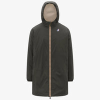 K-Way Le Vrai 4.0 Eiffel Orsetto Mixte Green Blackish – Veste Imperméable Chaude Homme & Femme