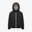 K-Way Enfant Claude Orsetto Noir | Imperméable Doublure Sherpa Mixte Fille Garçon