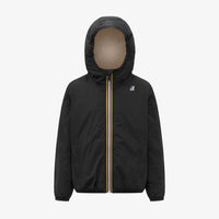 K-Way Enfant Claude Orsetto Noir | Imperméable Doublure Sherpa Mixte Fille Garçon