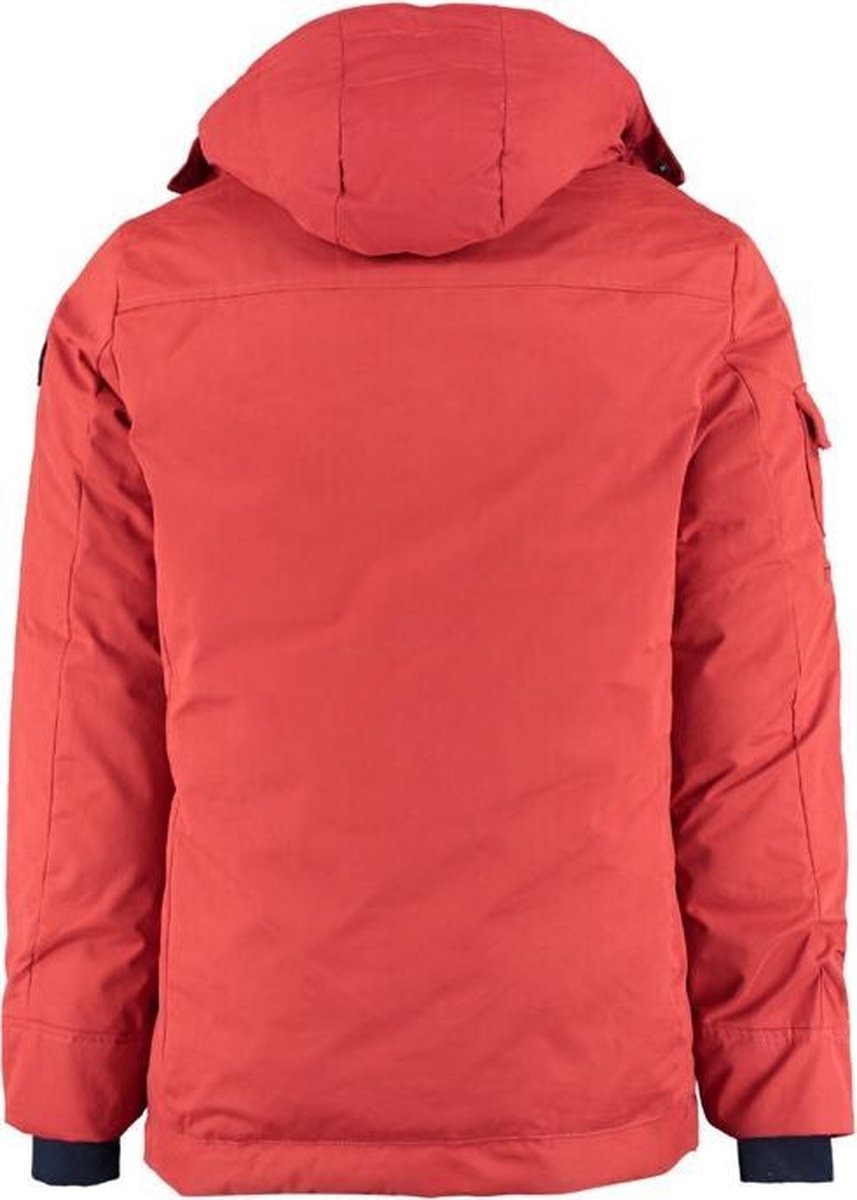 Parka homme rouge brique – Kaituna NZA | Doudoune chaude et coupe-vent, Urban Chic