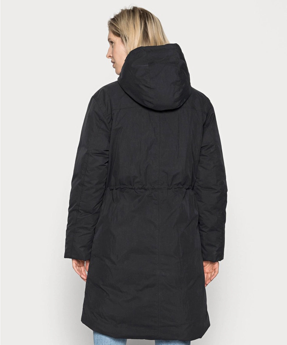 Parka Longue Samsoe & Samsoe Noire Femme - Doudoune Hiver Chaude