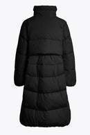Parajumpers Eyma Femme – Doudoune Bi-Matière Noire, Isolation Hiver, Manteau Chaud et Léger