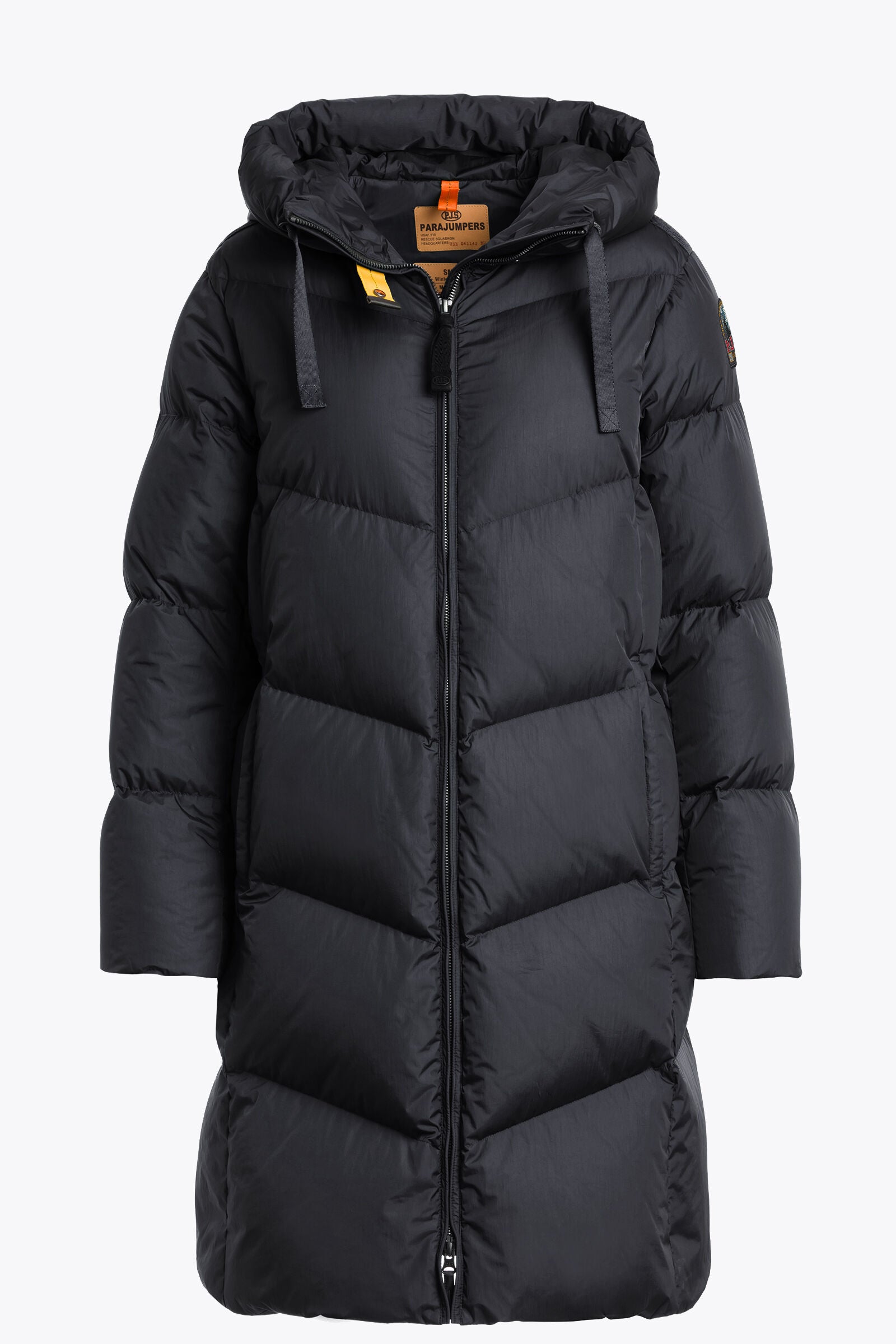 Doudoune Femme Parajumpers Rindou Pencil – Manteau Grand Froid, Capuche, Durable, Noir | Urban Chic Boutiques