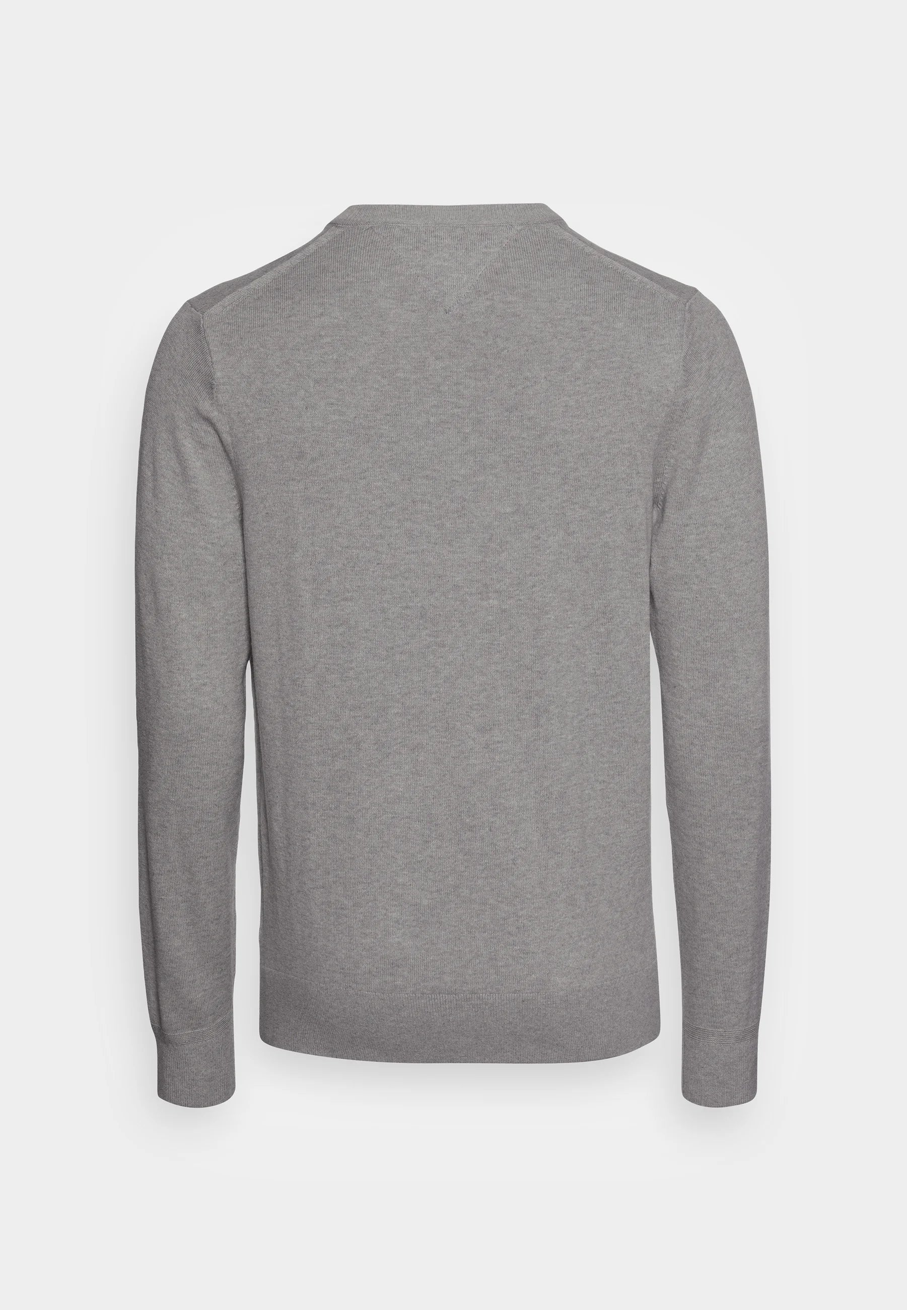 Pull col V Tommy Hilfiger homme gris foncé – Maille coton élégante | Urban Chic Boutique