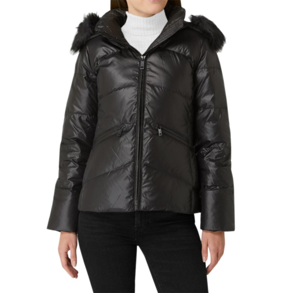 Doudoune femme Noir Calvin Klein – Manteau chaud élégant, protection grand froid