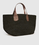 Sac Tokyo II raphia naturel - Cabas artisanal femme fait main Madagascar