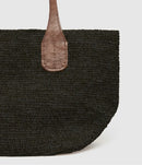 Sac Tokyo II raphia naturel - Cabas artisanal femme fait main Madagascar