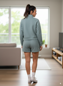 Sweat Vert Amande Femme K-Way Jeunne Light Spacer – Pull Sport et Streetwear Confortable