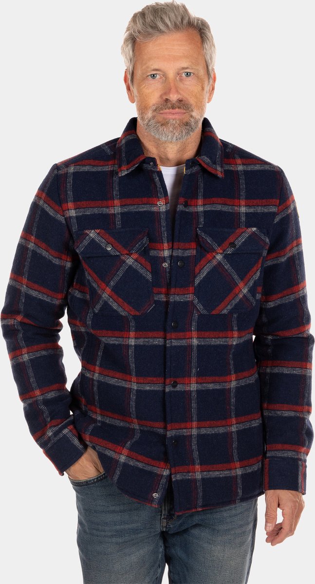 Surchemise homme bleu marine NZA – Laine, style urbain, confortable, mode automne hiver